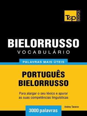 cover image of Vocabulário Português-Bielorrusso